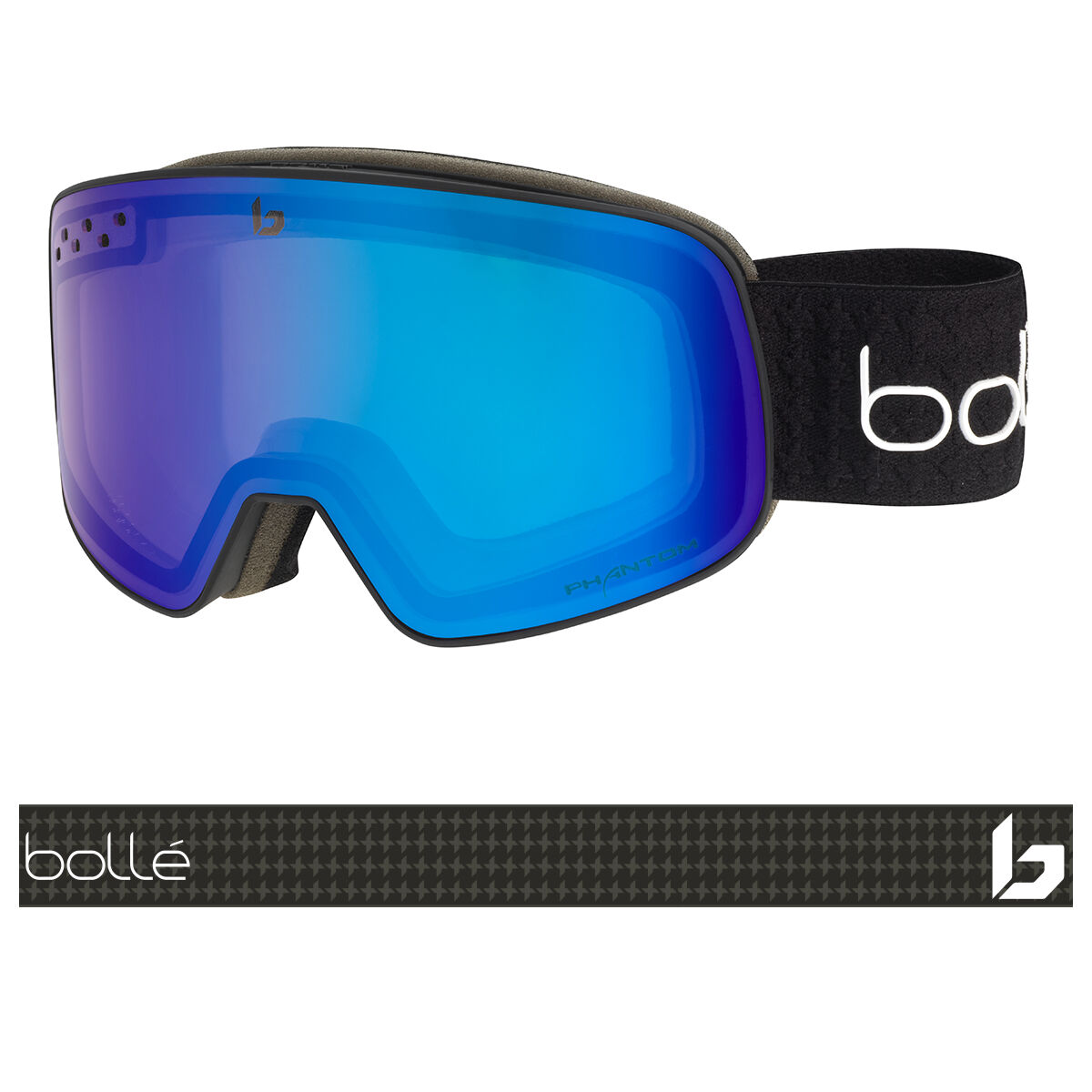 NEVADA, Black Cross Matte-Phantom+ Blue Semi-Polarized, hi-res image number null